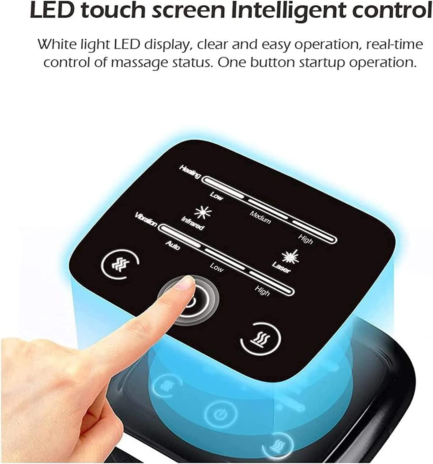 Cordless Knee Massager for Fast Relief from Stiff, Aching Joints