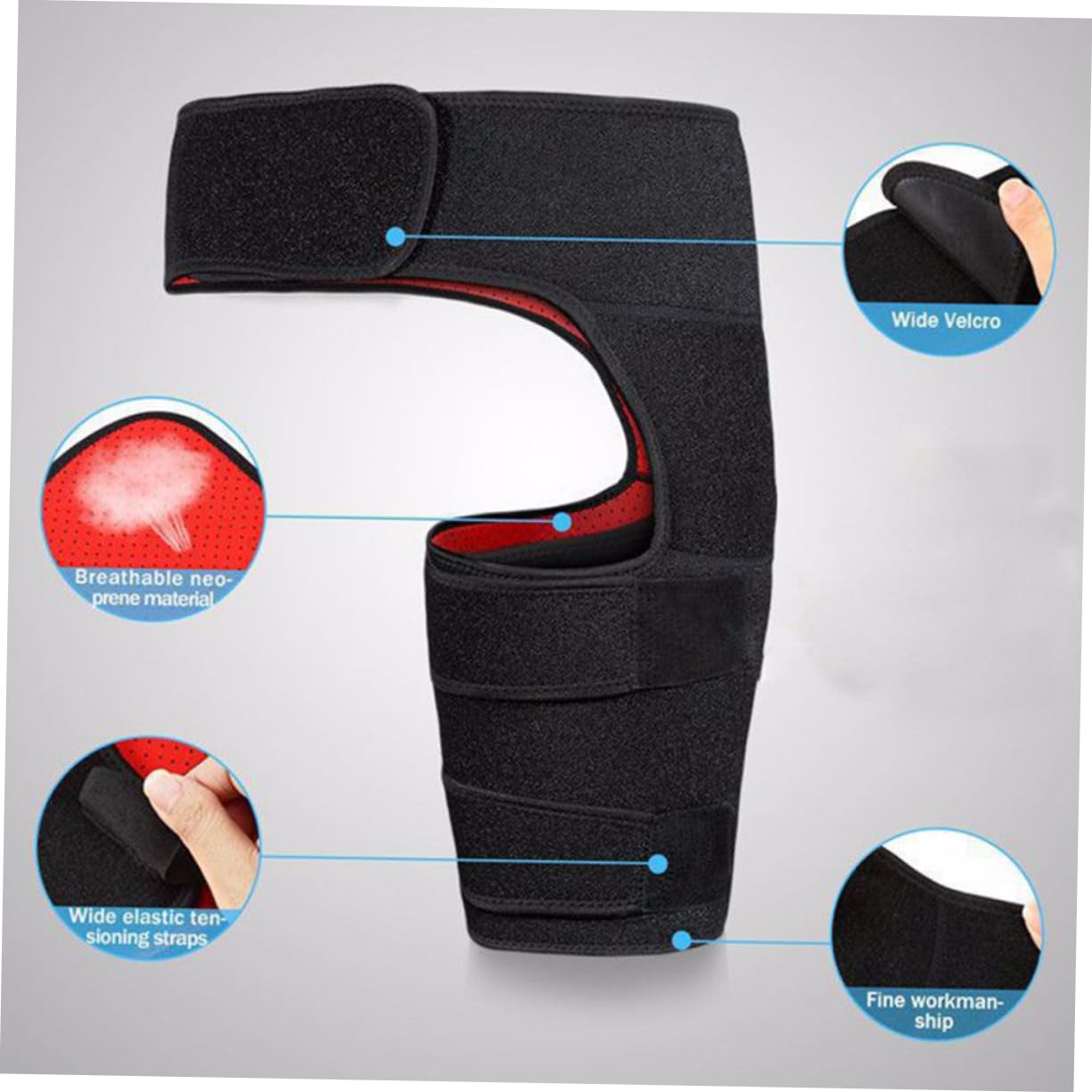 Hip Brace for Sciatica & Groin Pain Relief – Compression Support Wrap