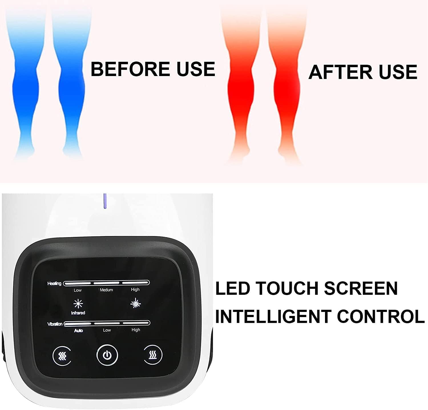 Cordless Knee Massager for Fast Relief from Stiff, Aching Joints