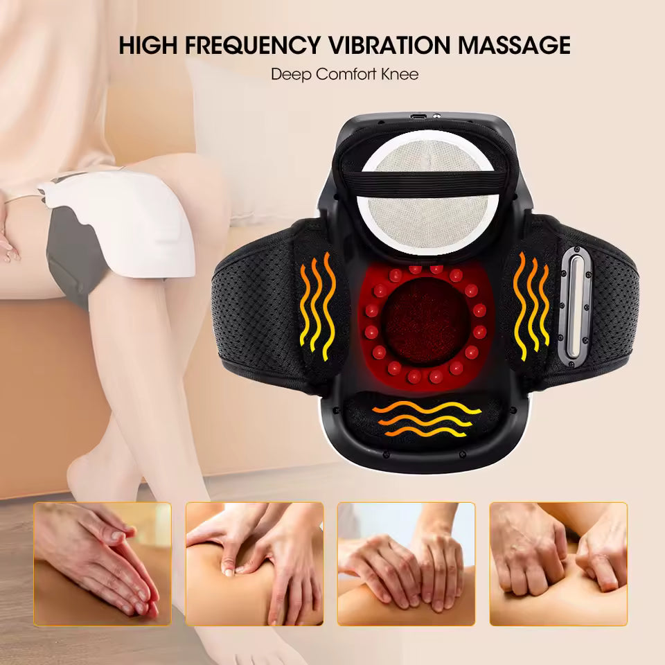 Cordless Knee Massager for Fast Relief from Stiff, Aching Joints