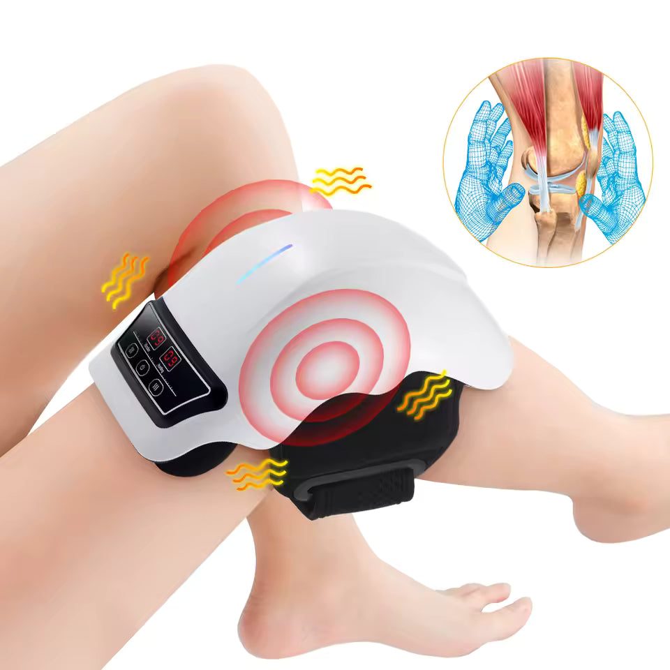 Cordless Knee Massager for Fast Relief from Stiff, Aching Joints