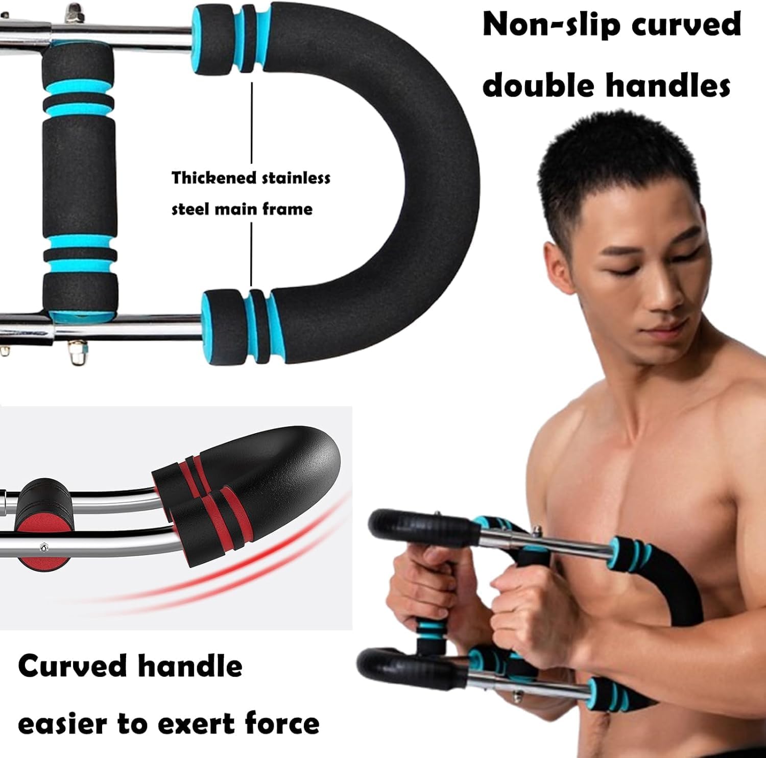 Twister Arm Trainer – Adjustable 45–55 kg Chest & Arm Exerciser